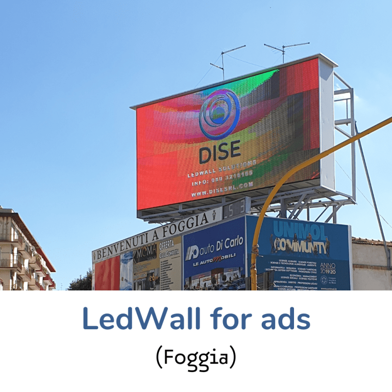 ledwall outdoor foggia